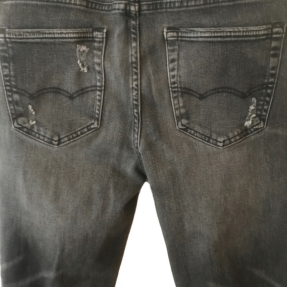 AMERICAN EAGLE AIRFLEX + DISTRESSED JEANS SIZE 30 X 34 - Picture 4 of 7